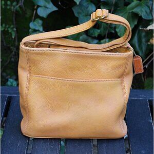 Coach Vintage - Sonoma Pocket Zip Natural Grain Bag 4924 -Marigold - Costa Rica